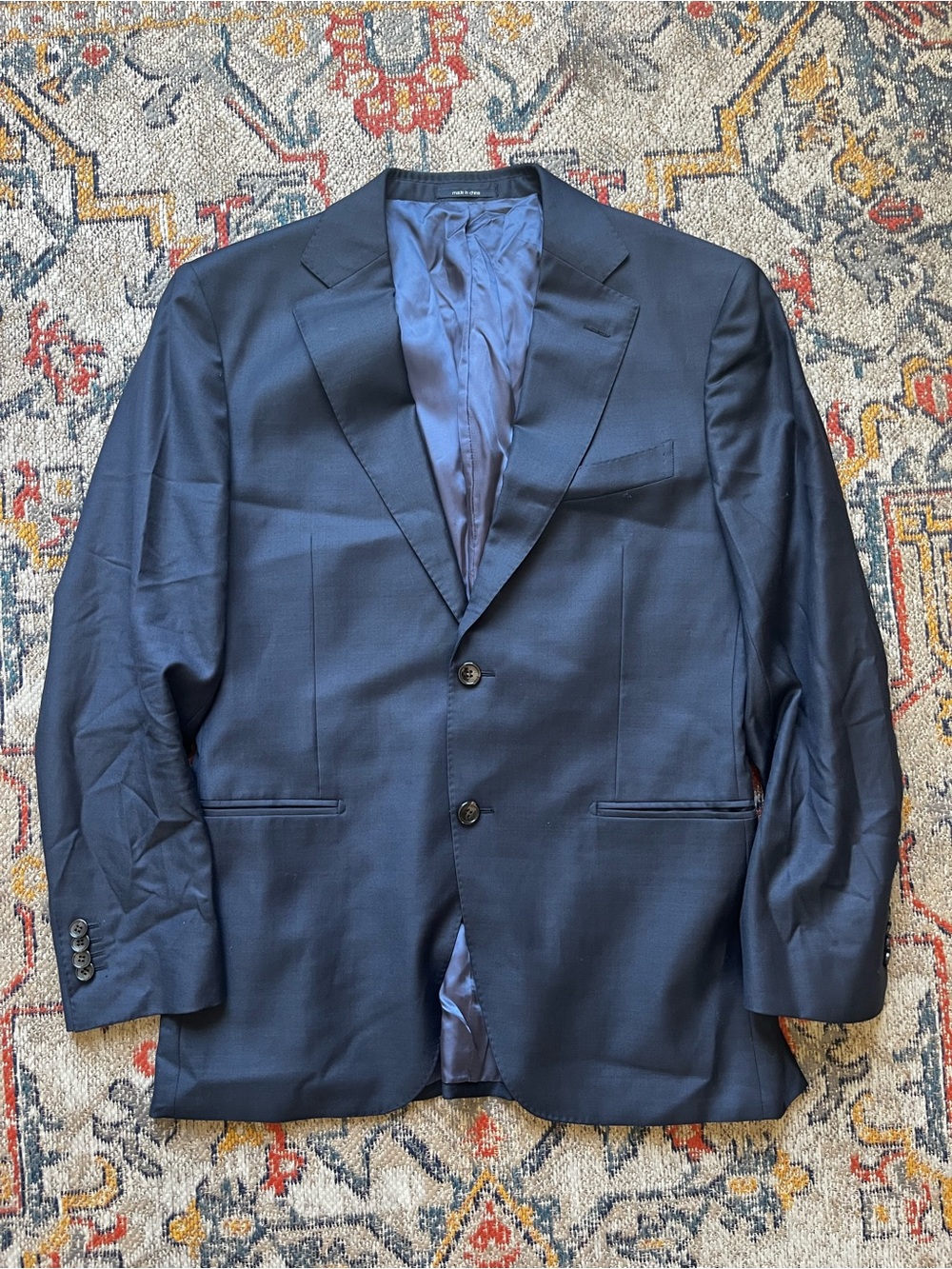 Suitsupply Men's Navy Two-Piece Suit 40R 32x30.5 100% Wool - Picture 2 of 16